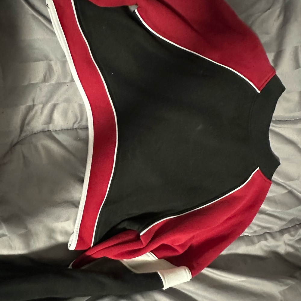 Fashion Nova Red and Black Crop Top